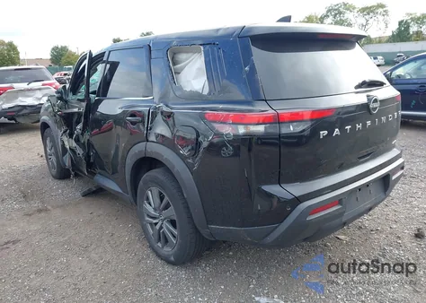 2022 Nissan Pathfinder S 4Wd z USA, uszkodzony, nr VIN 5N1DR3AC3NC200261